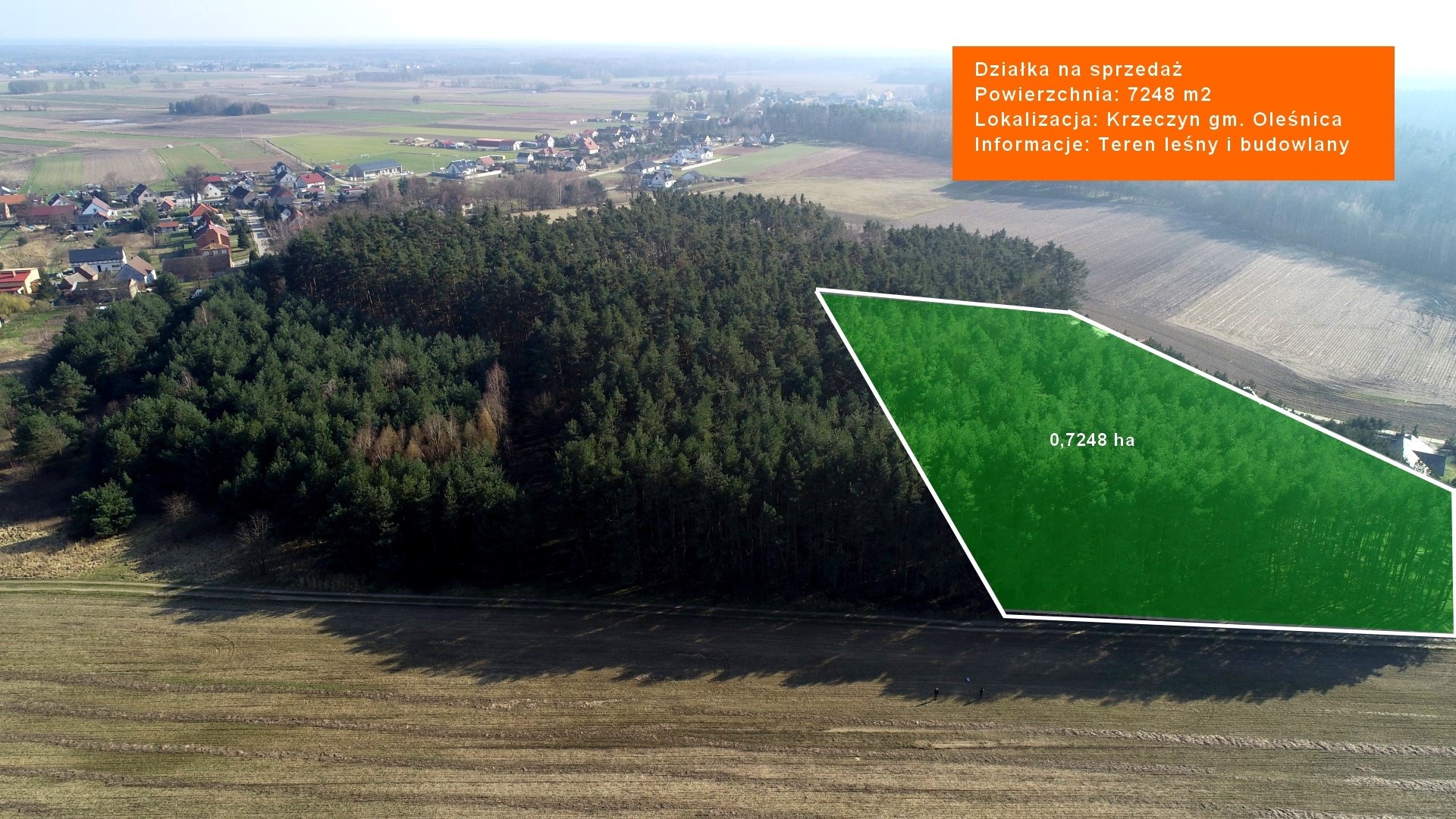 Działka na sprzedaż